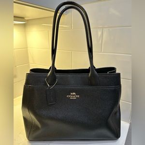 Black coach purse
